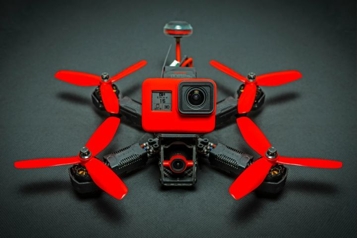 FPV - red and black drone