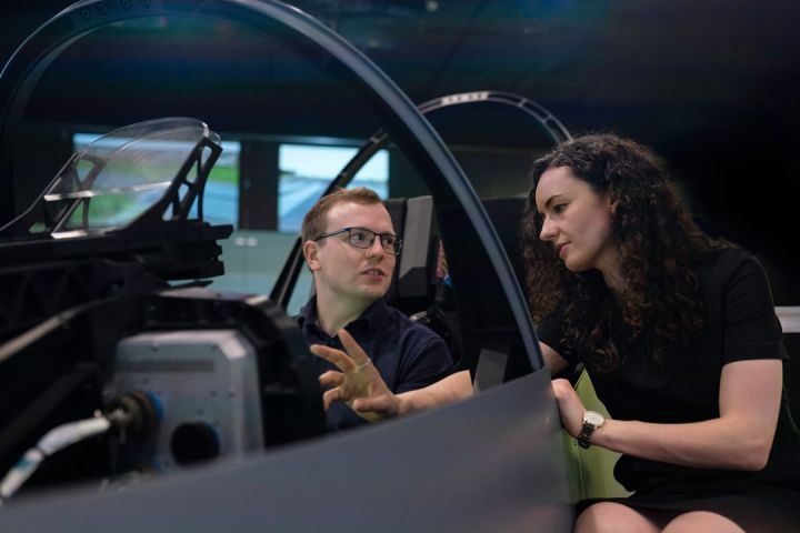 Flight Simulator - man in black shirt sitting on car seat