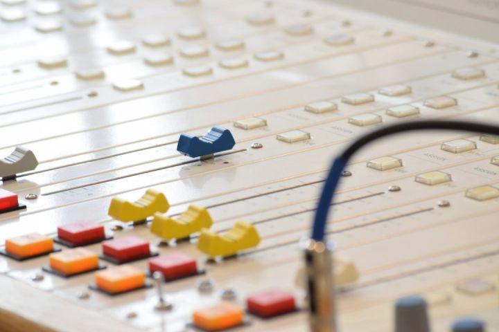 Radio-Controlled - white audio mixer on focus photo