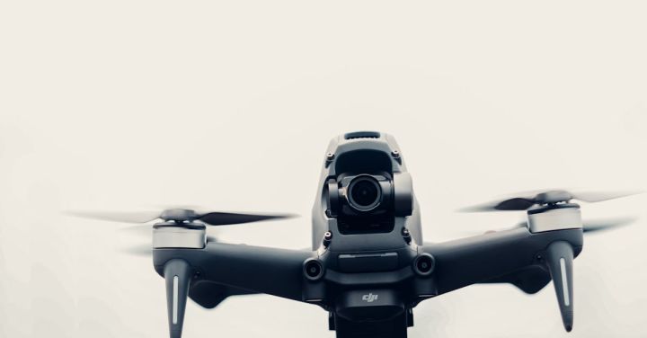 Fpv - Close-up of a Flying Drone